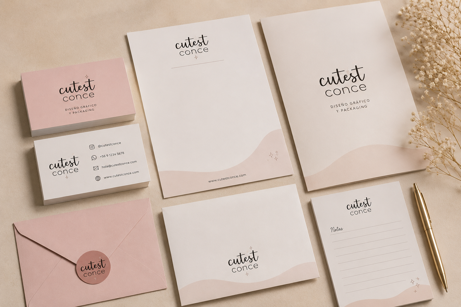 Papelería personalizada Cutest Conce