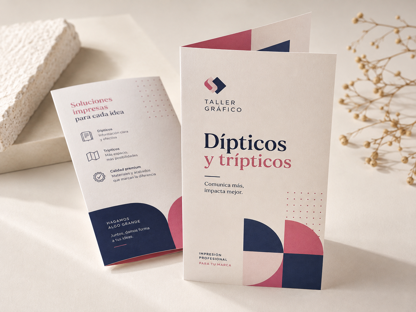 Dípticos personalizados