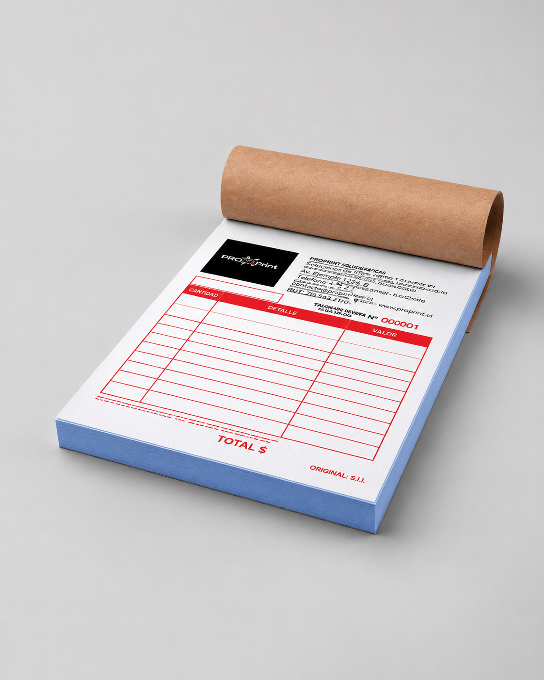 Talonarios personalizados