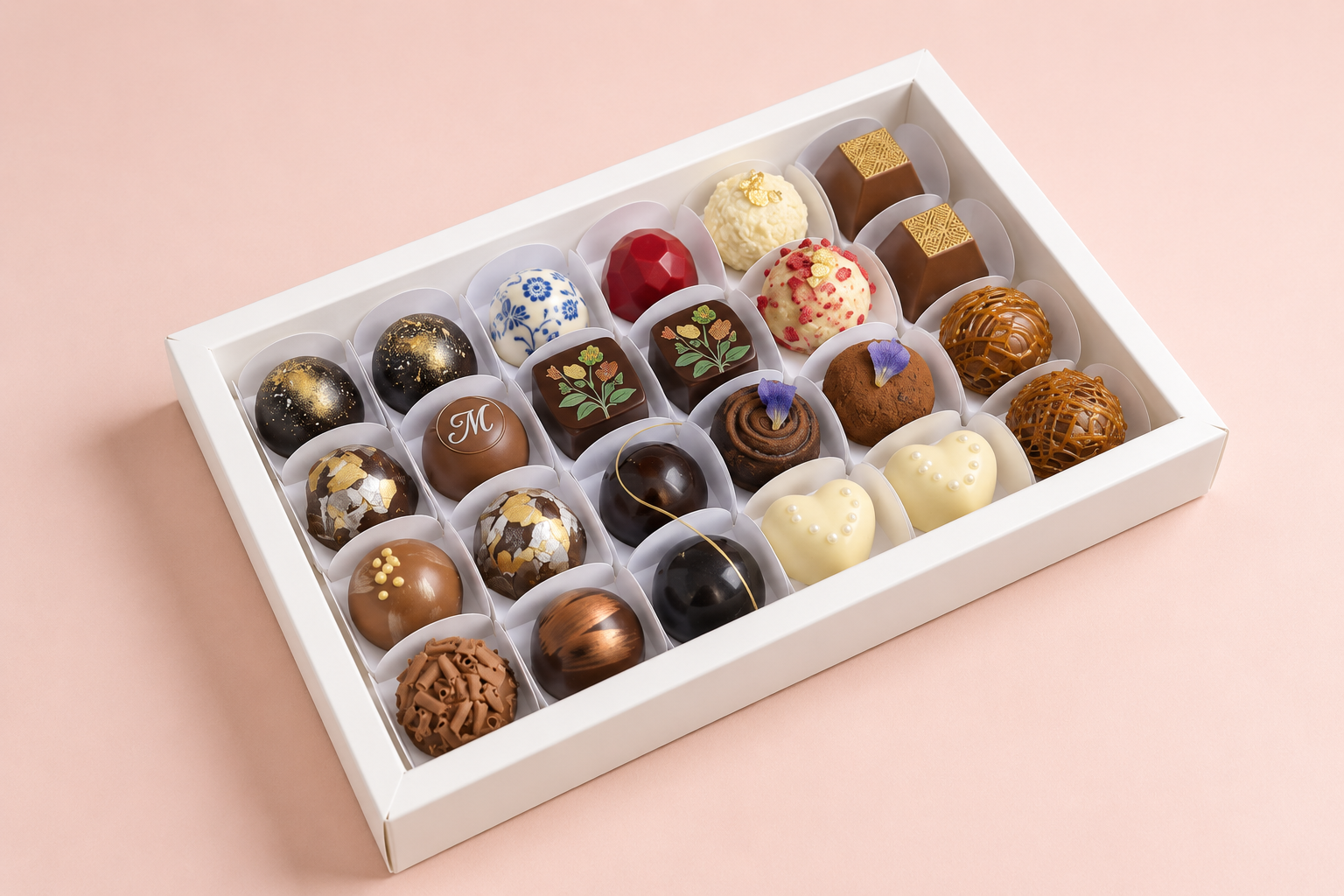 Caja para trufas