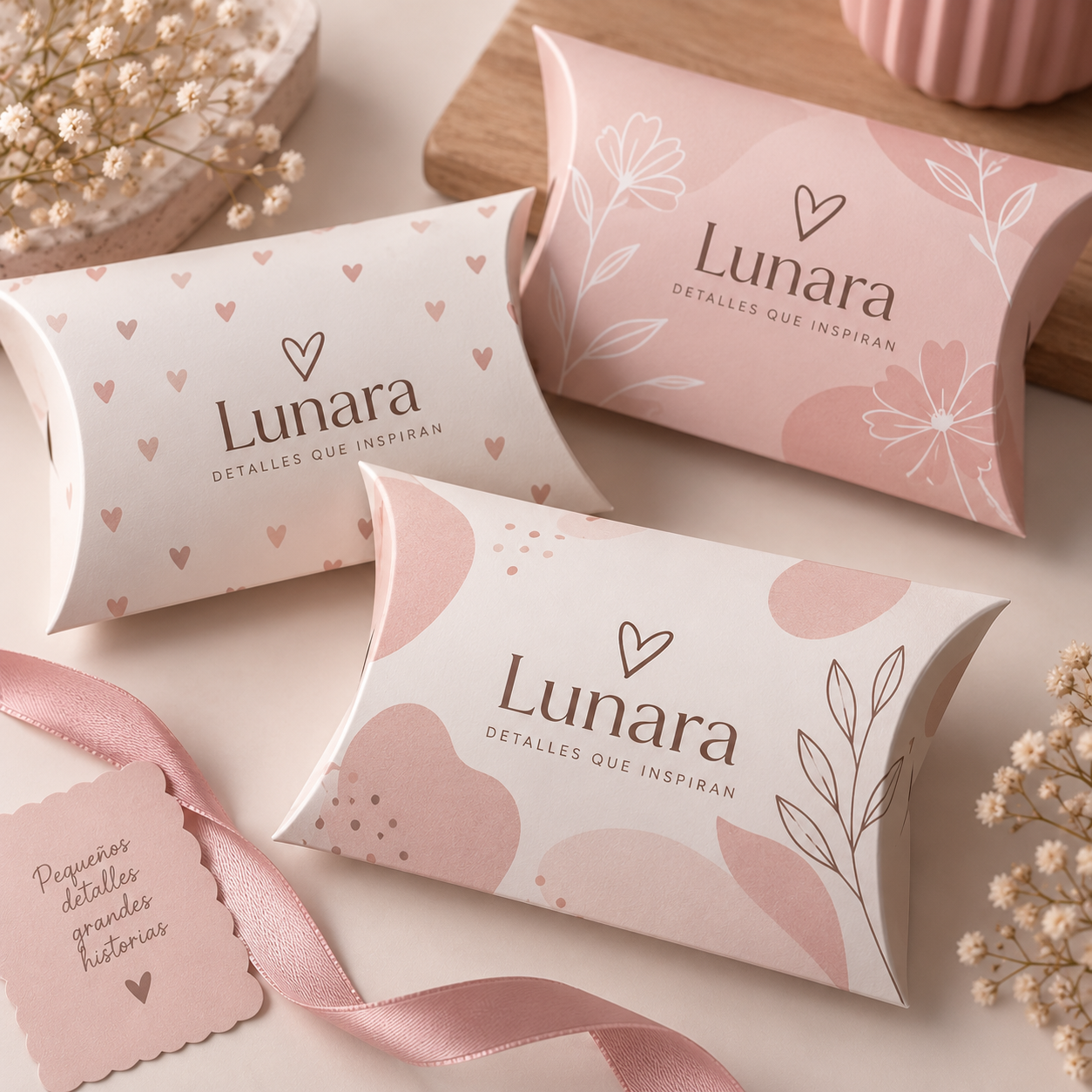 Caja Pillow personalizada